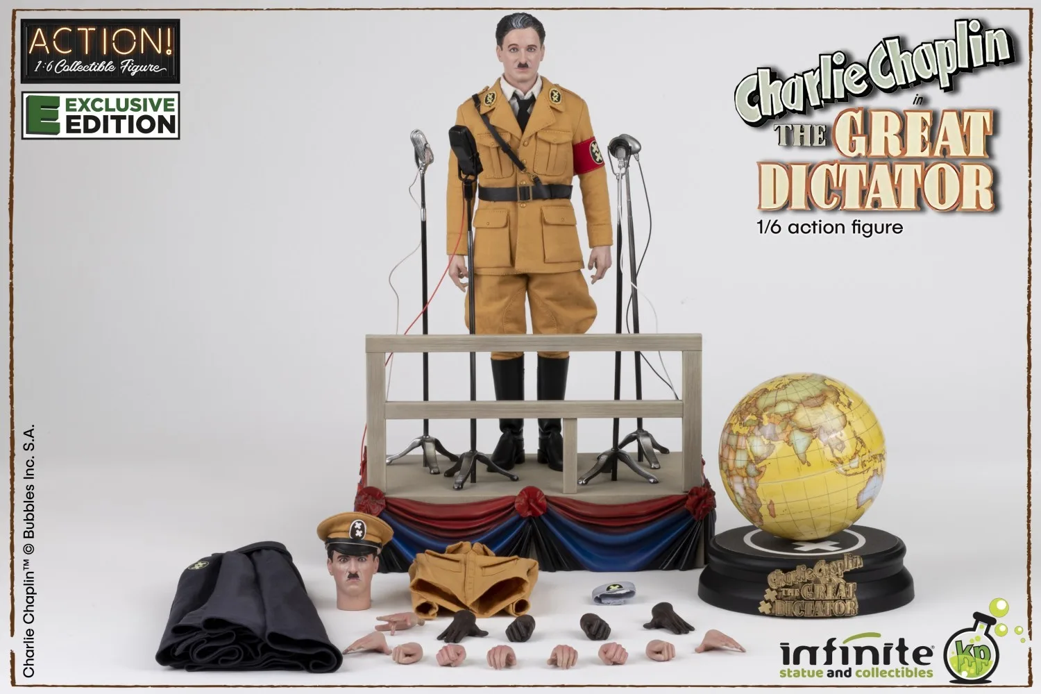 Charlie Chaplin - Great Dictator- Exclusive (Kaustic Plastik)