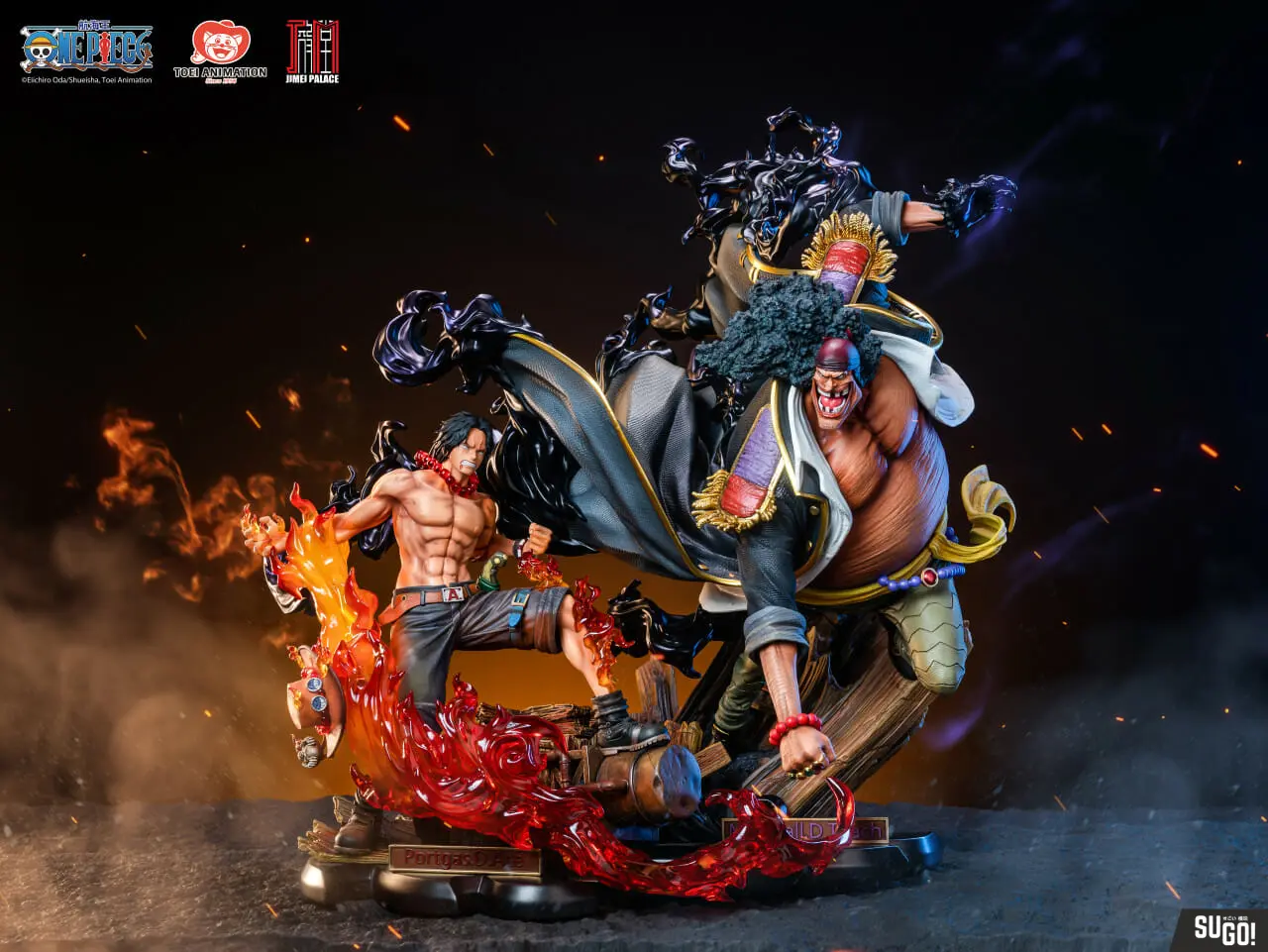 One Piece Ace VS Blackbeard 1/6 Premium Statue [With Bonus Display Box]