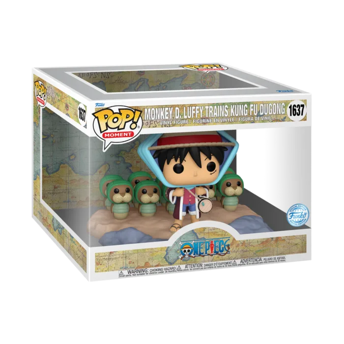 Monkey D. Luffy Trains Kung Fu Dugong Pop! Moment Vinyl Figure)(1637)