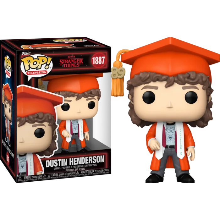 Stranger Things - Dustin Henderson Graduation (Season 5) Funko Pop